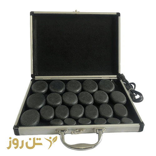 سنگ ماساژ مدل hk28 بسته 28 عددی به همراه کیف