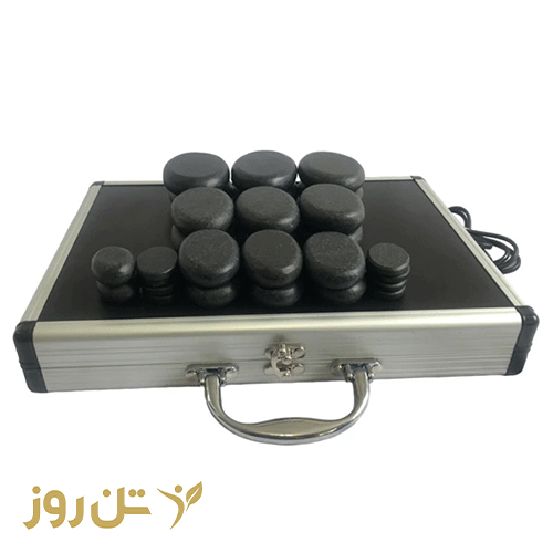 سنگ ماساژ مدل hk28 بسته 28 عددی به همراه کیف